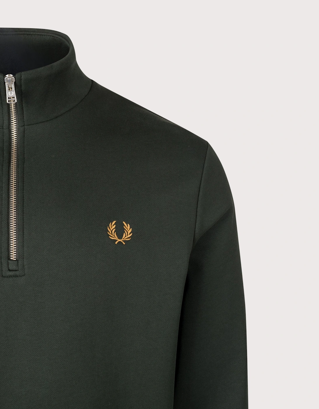 Regular Fit Quarter Zip Sweatshirt