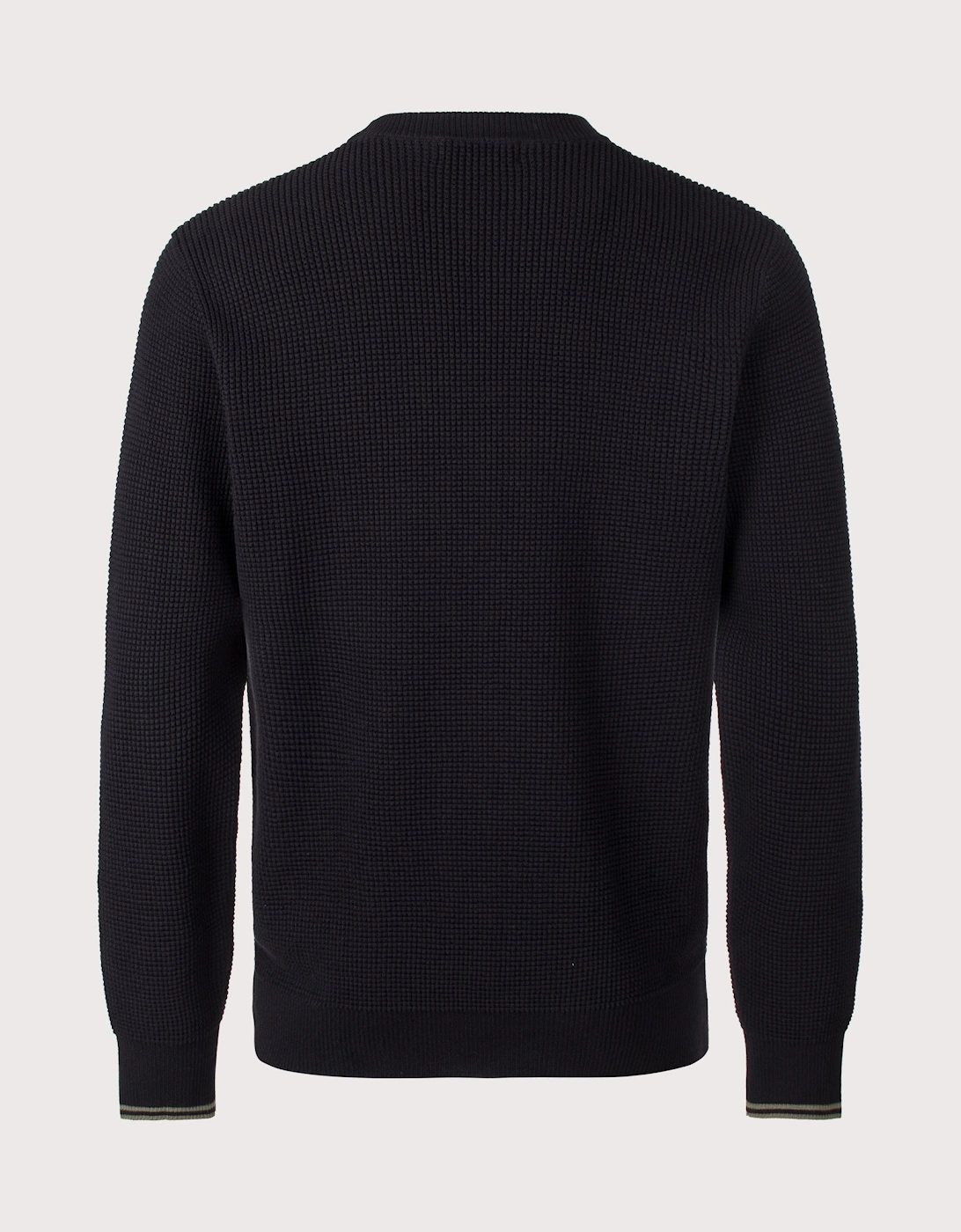Regular Fit Waffle Stitch Jumper