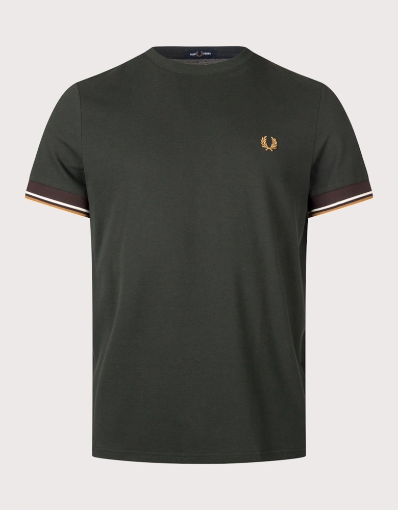 Regular Fit Twin Tipped Cuff T-Shirt