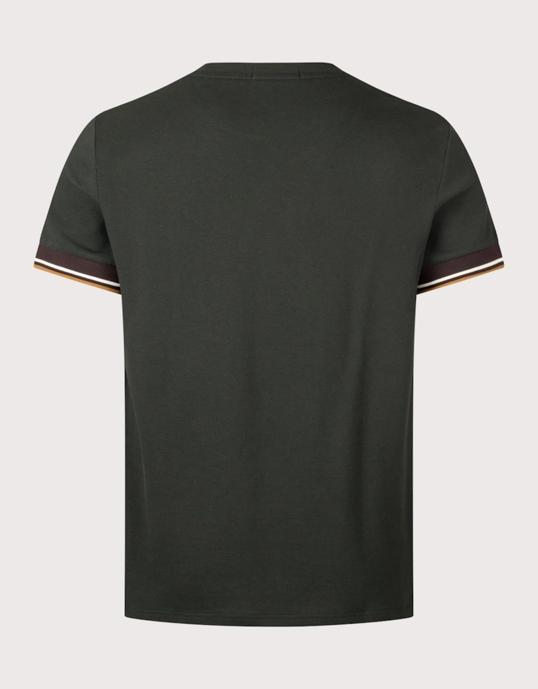 Regular Fit Twin Tipped Cuff T-Shirt