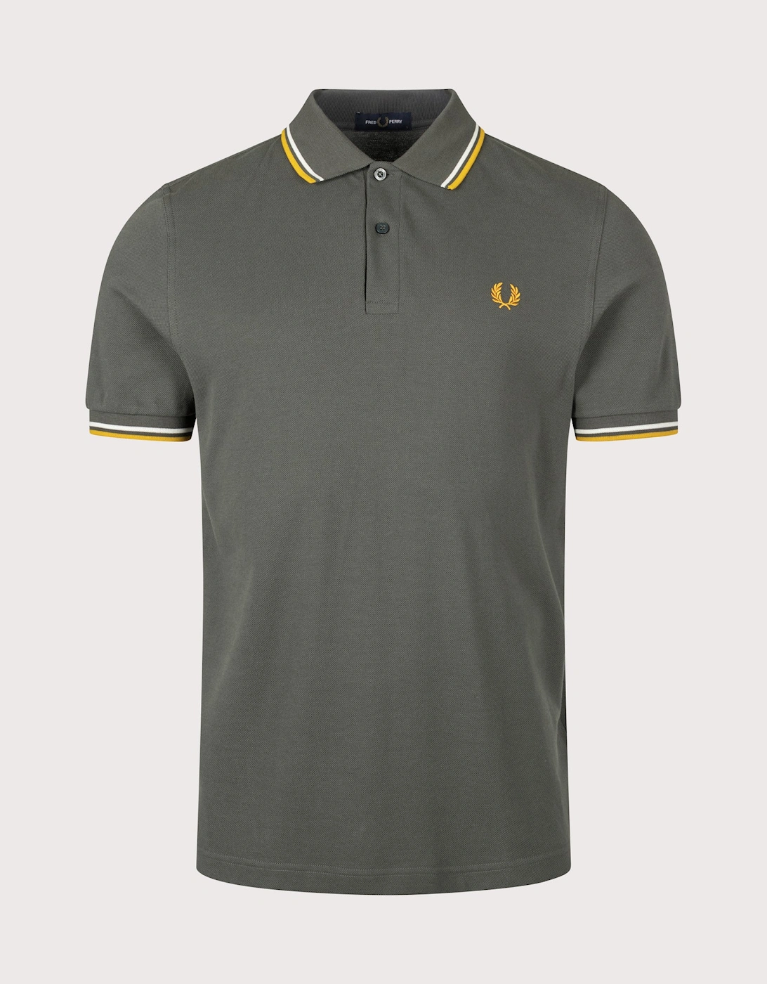 Regular Fit Twin Tipped Fred Perry Polo Shirt, 5 of 4