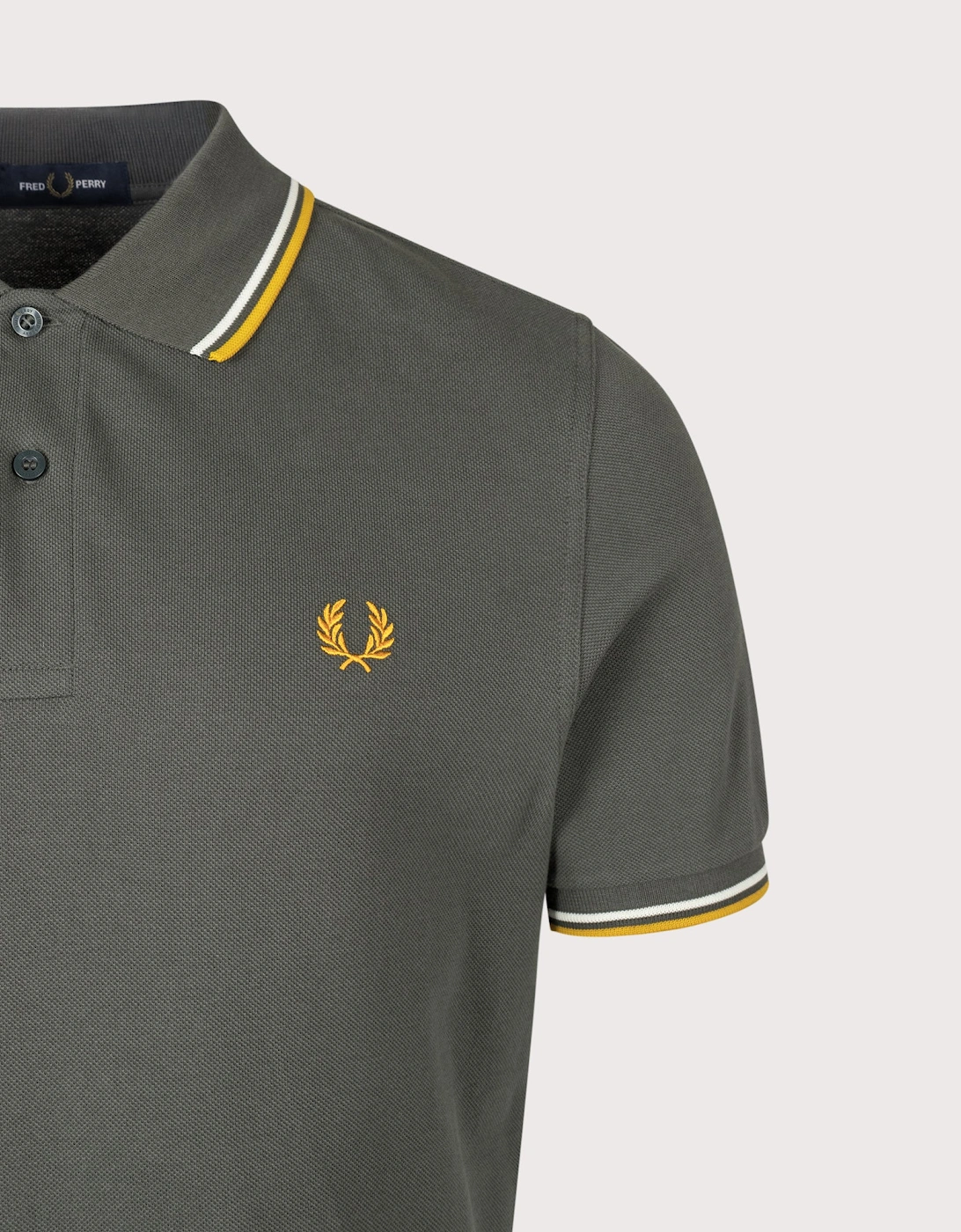 Regular Fit Twin Tipped Fred Perry Polo Shirt