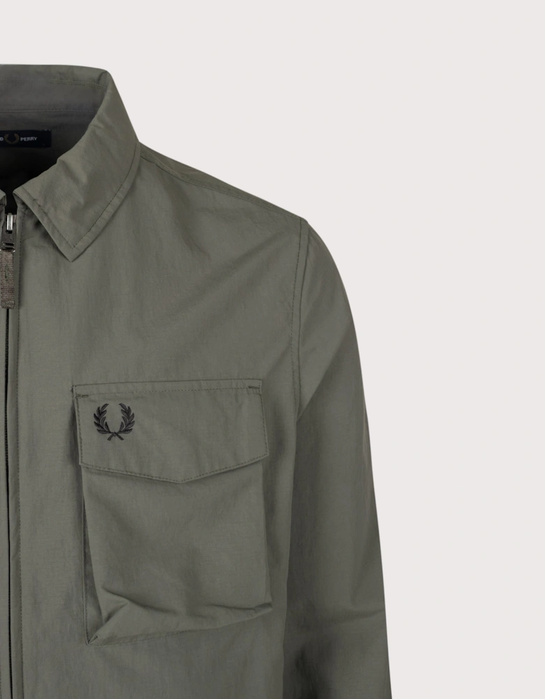 Regular Fit Ripstop Pocket Overshirt