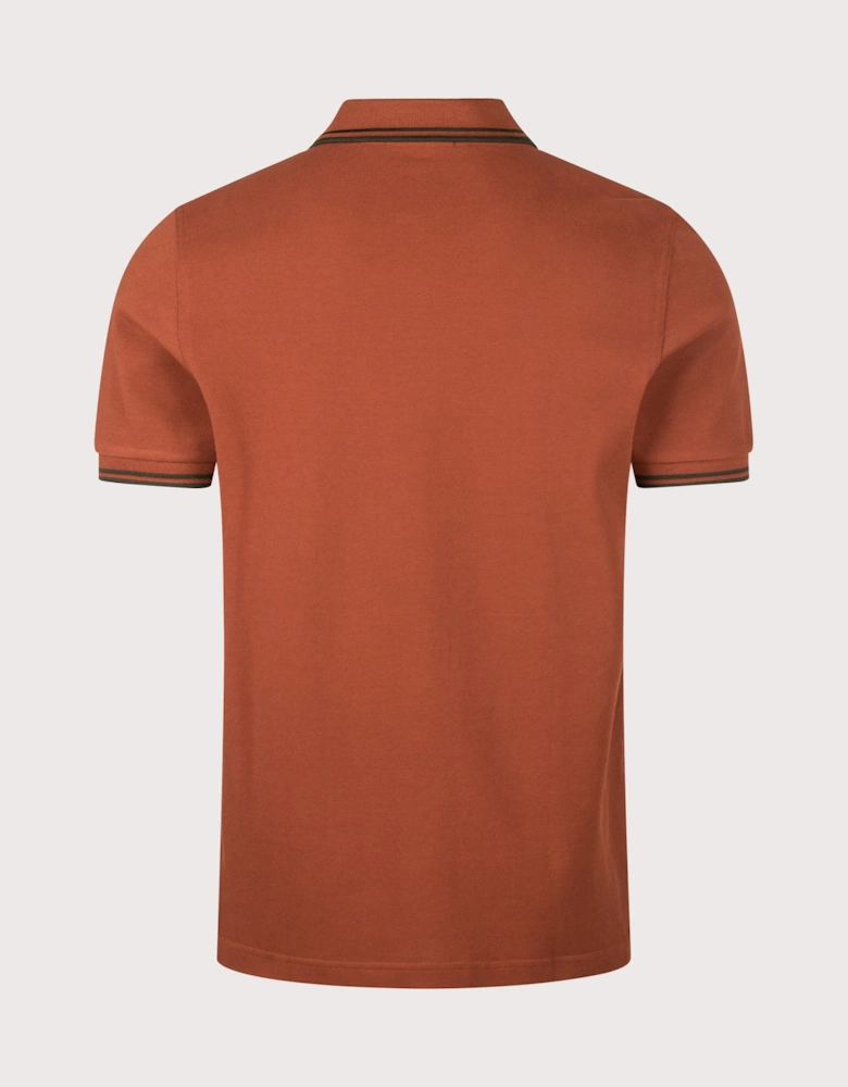 Regular Fit Twin Tipped Fred Perry Polo Shirt