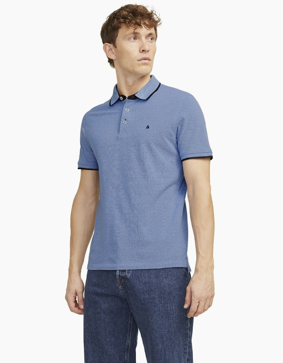 Jack & Jones Mens Paulos Short Sleeve Polo Shirt, 2 of 1