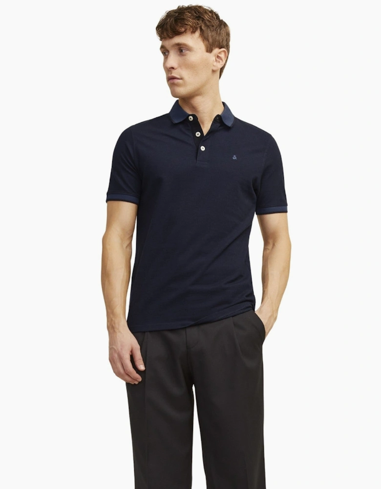 Jack & Jones Mens Paulos Short Sleeve Polo Shirt