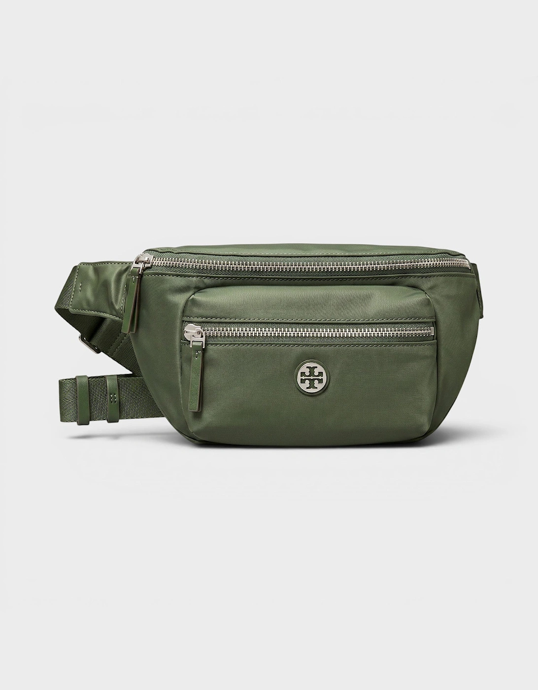 Nylon Mixed Materials Belt Bag Green Khaki, 3 of 2