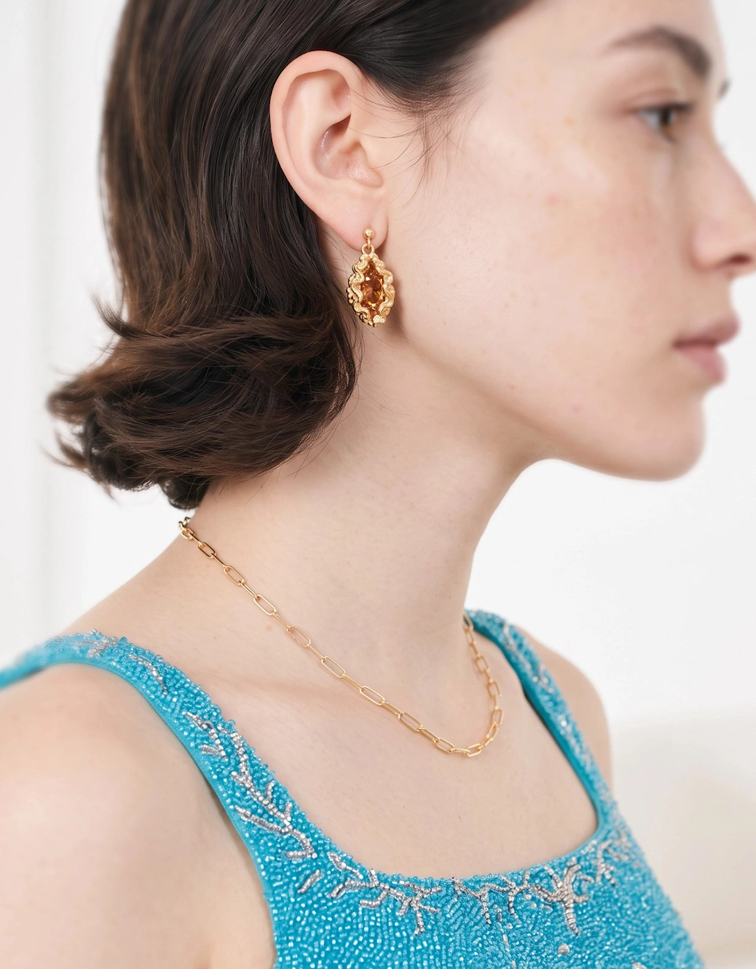 Panopea Champagne Earrings