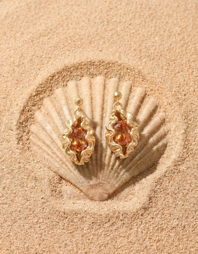 Panopea Champagne Earrings