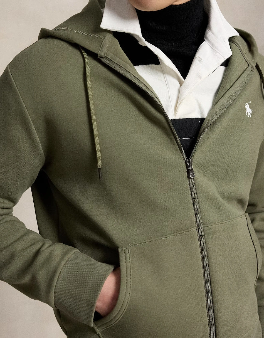 Polo Ralph Lauren Double Knit Hoody 520 Cruise Olive
