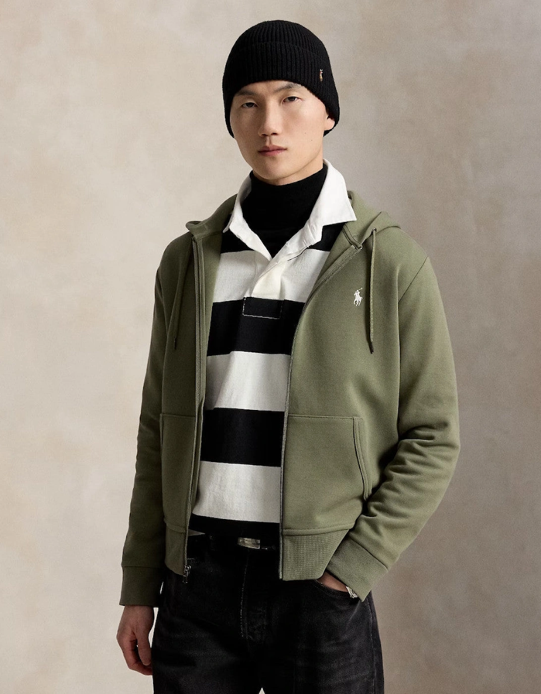 Polo Ralph Lauren Double Knit Hoody 520 Cruise Olive