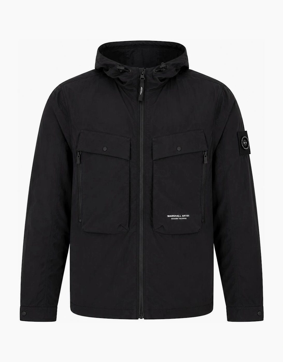 Marshall Artist Amerigo Hooded Overshirt Black, 4 of 3