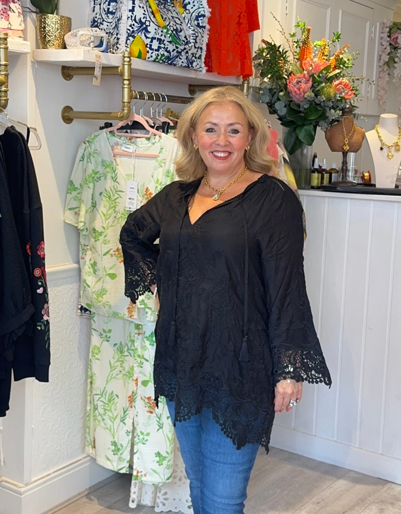 Callie embroidered tunic