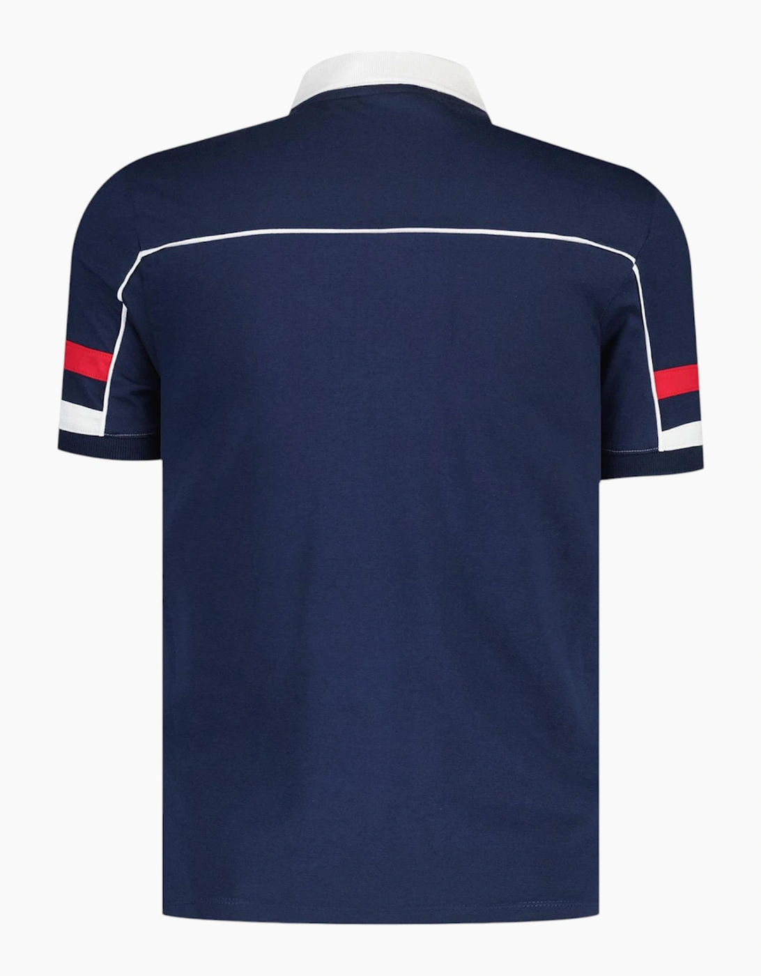 Fila Mens Polo Shirt Grand Piping Polo Short Sleeve Cotton Summer Polo