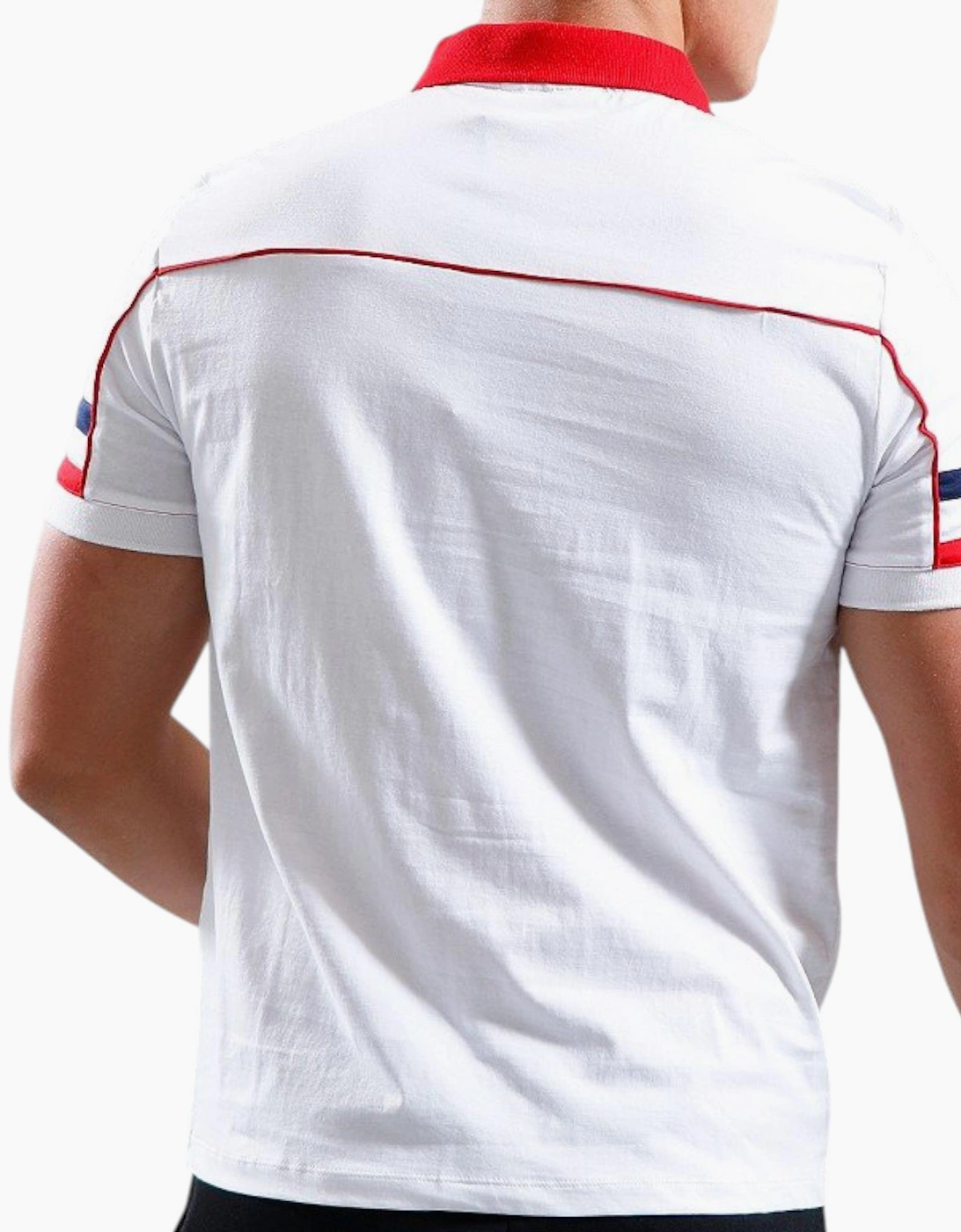 Fila Mens Polo Shirt Grand Piping Polo Short Sleeve Cotton Summer Polo