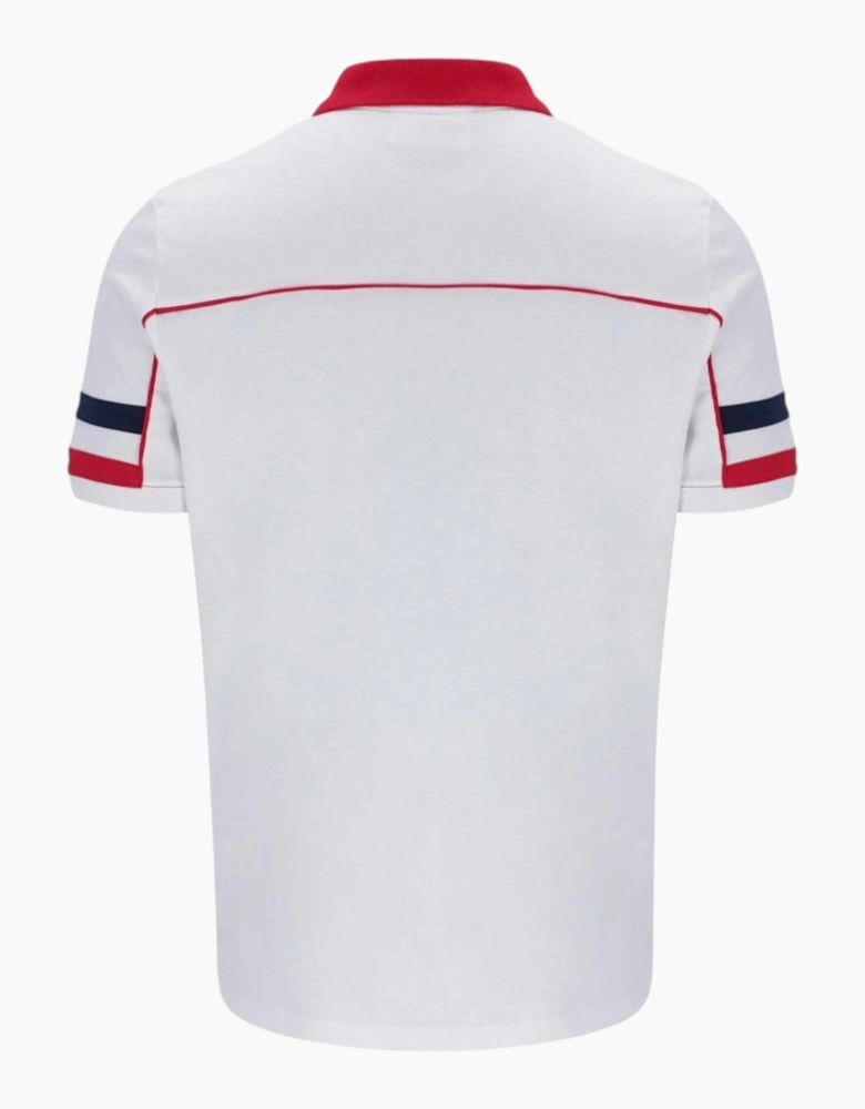 Fila Mens Polo Shirt Grand Piping Polo Short Sleeve Cotton Summer Polo