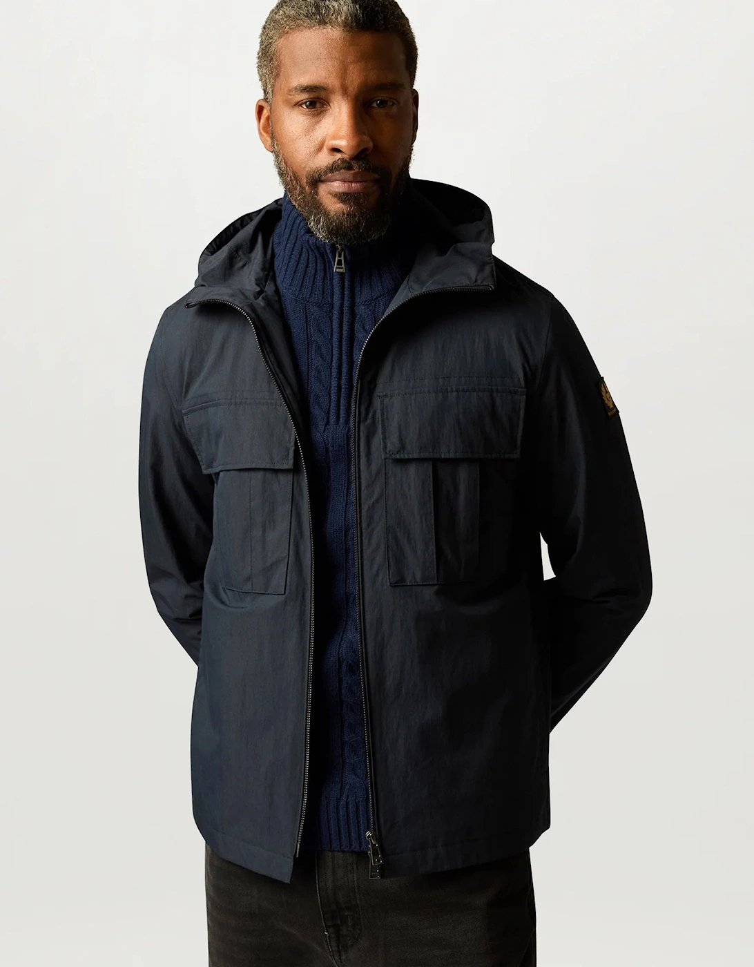 Westport Quarter Zip Sweater Navy