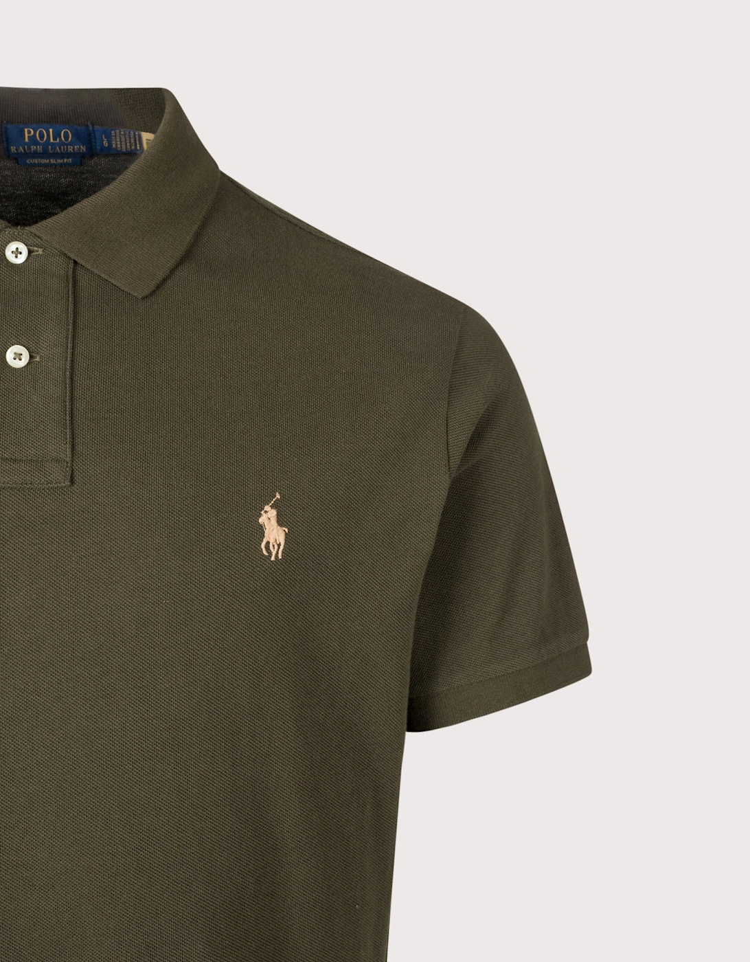 Custom Slim Fit Mesh Polo Shirt