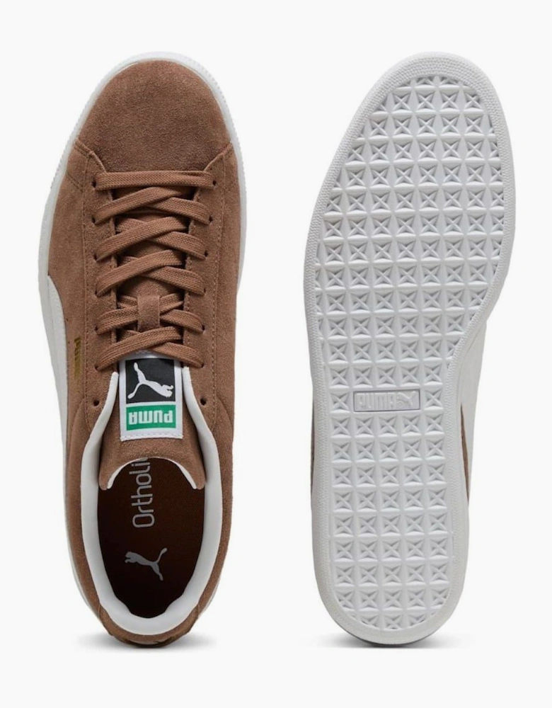 Puma Classic Suede Haute Coffee/White Trainers