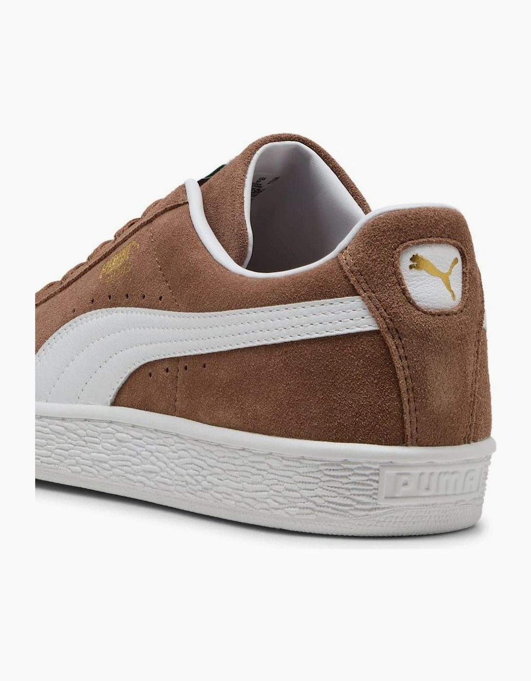 Puma Classic Suede Haute Coffee/White Trainers