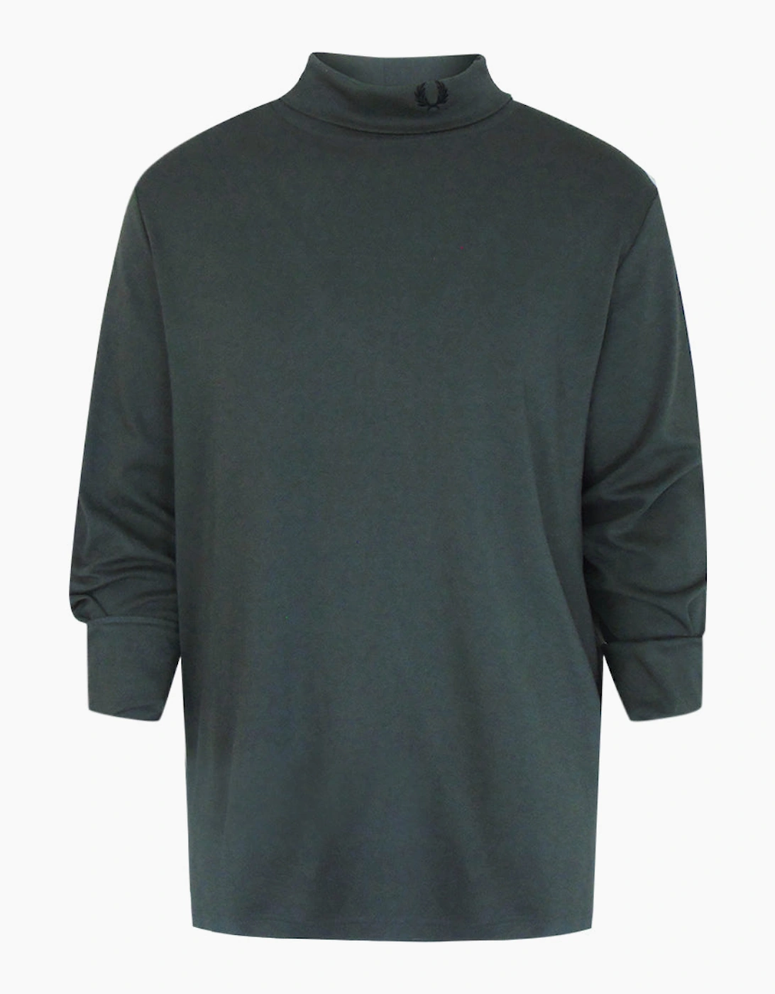 Fred Perry Field Green Roll Neck Top, 4 of 3
