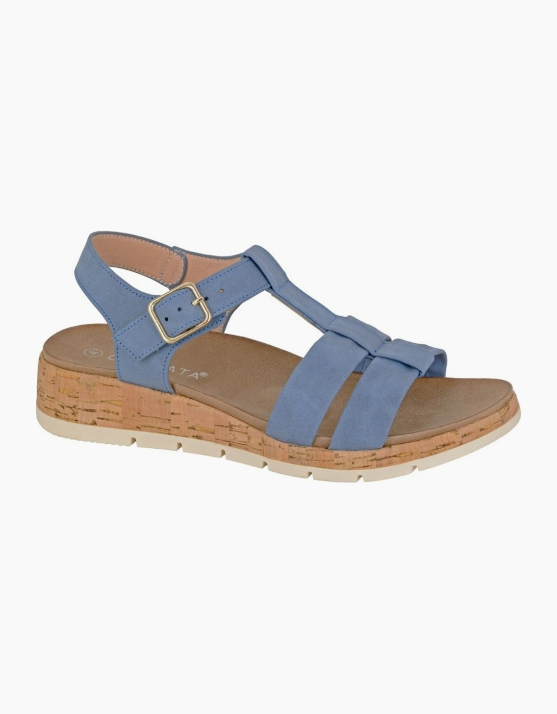 Cipriata Womens Fadia Low Wedge Slides