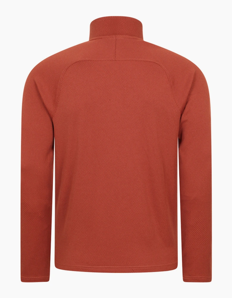 Mountain Warehouse Mens Spin Textured Half Zip Sweatshirt