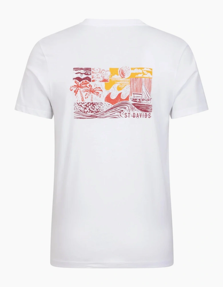 Mountain Warehouse Mens St Davids Printed Organic T-Shirt