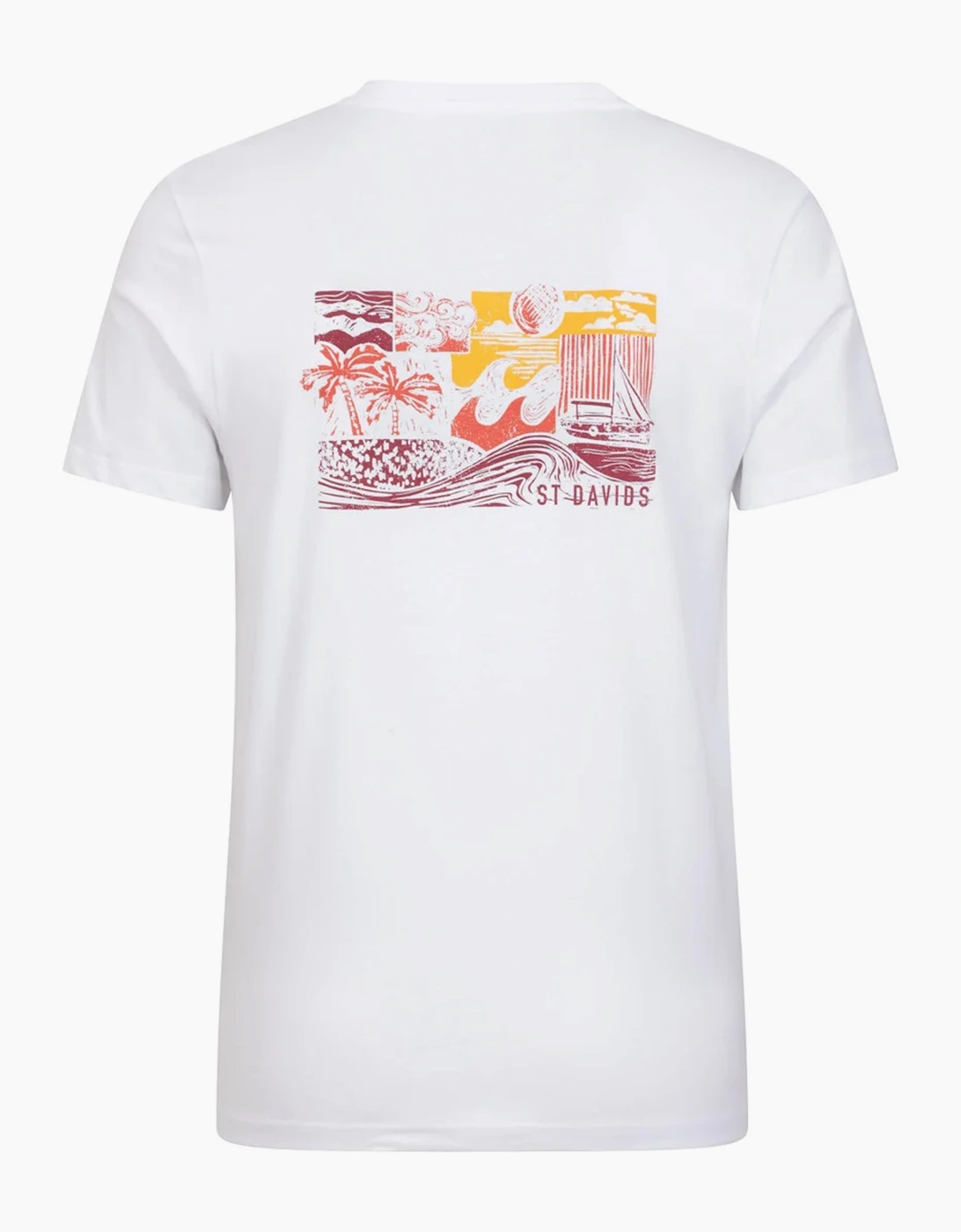 Mountain Warehouse Mens St Davids Printed Organic T-Shirt