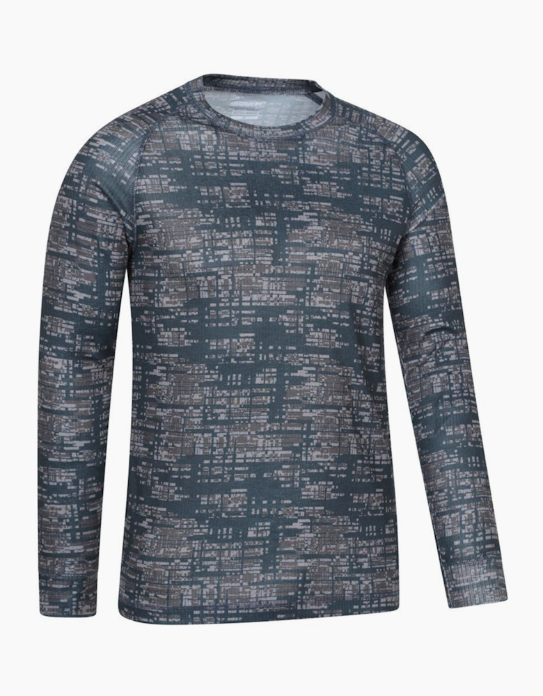 Mountain Warehouse Mens Talus Camouflage Thermal Top