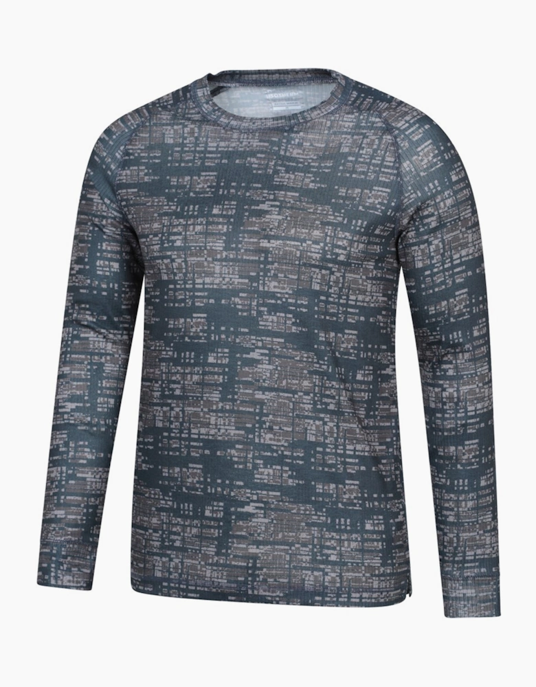 Mountain Warehouse Mens Talus Camouflage Thermal Top
