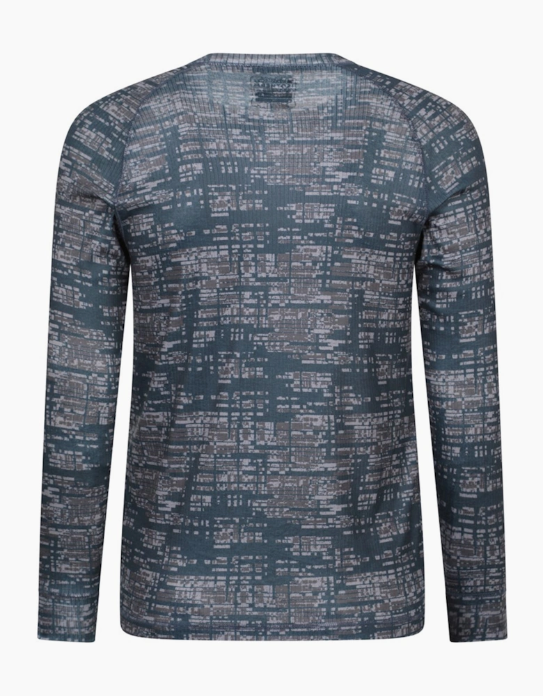 Mountain Warehouse Mens Talus Camouflage Thermal Top