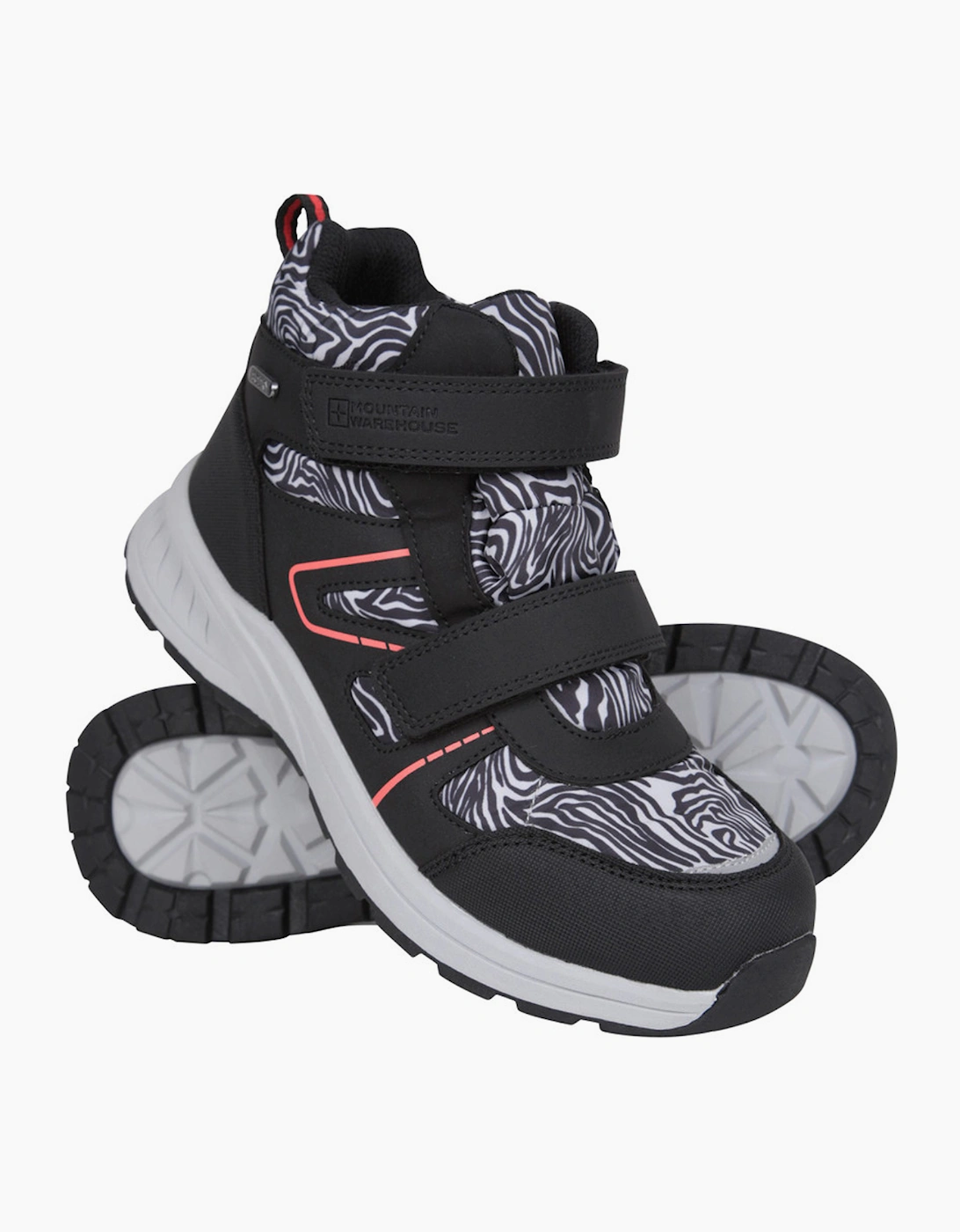 Mountain Warehouse Childrens/Kids Jupiter Adaptive Leopard Print Walking Boots