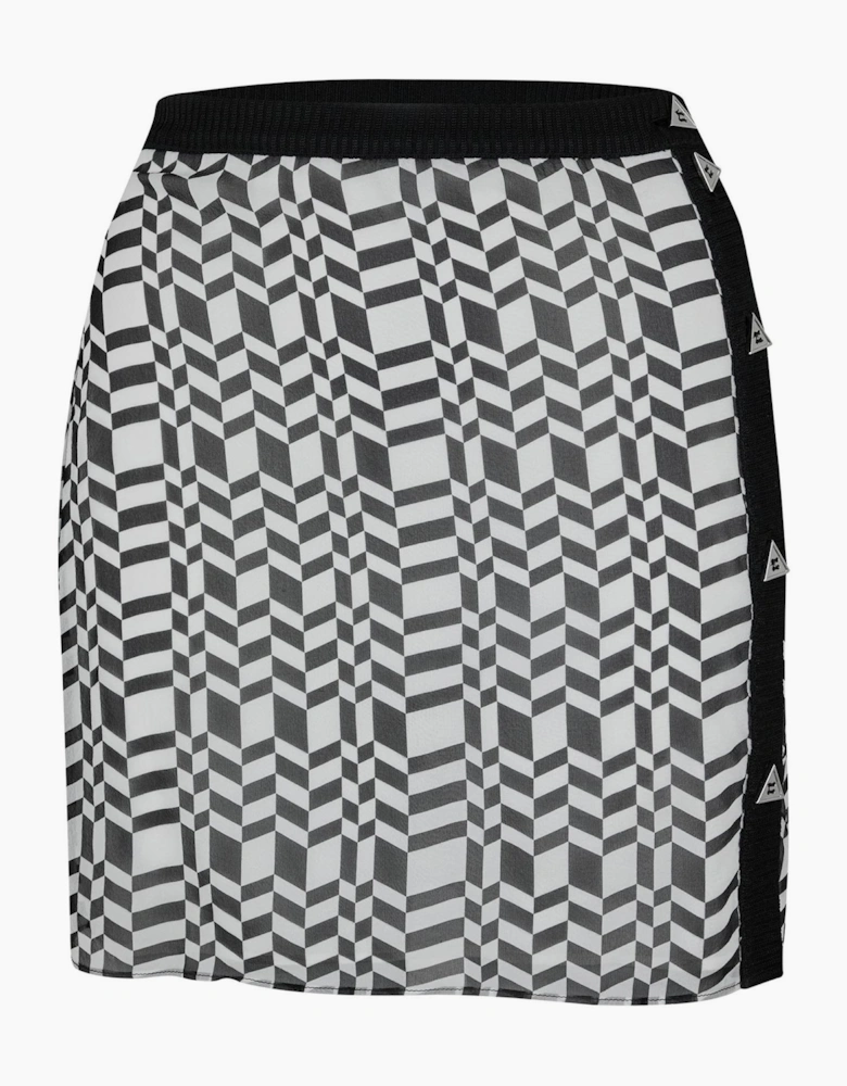 Womens Georgette Mini Skirt