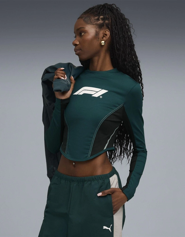 F1 Lifestyle Racing Long Sleeve Corset Top
