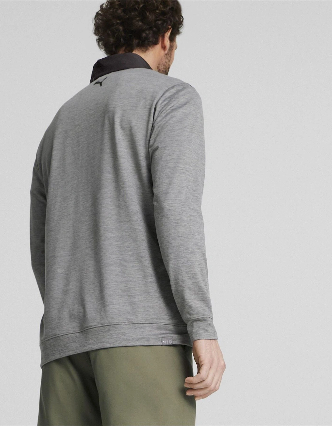 Mens Cloudspun Colorblock Quarter Zip Jumper