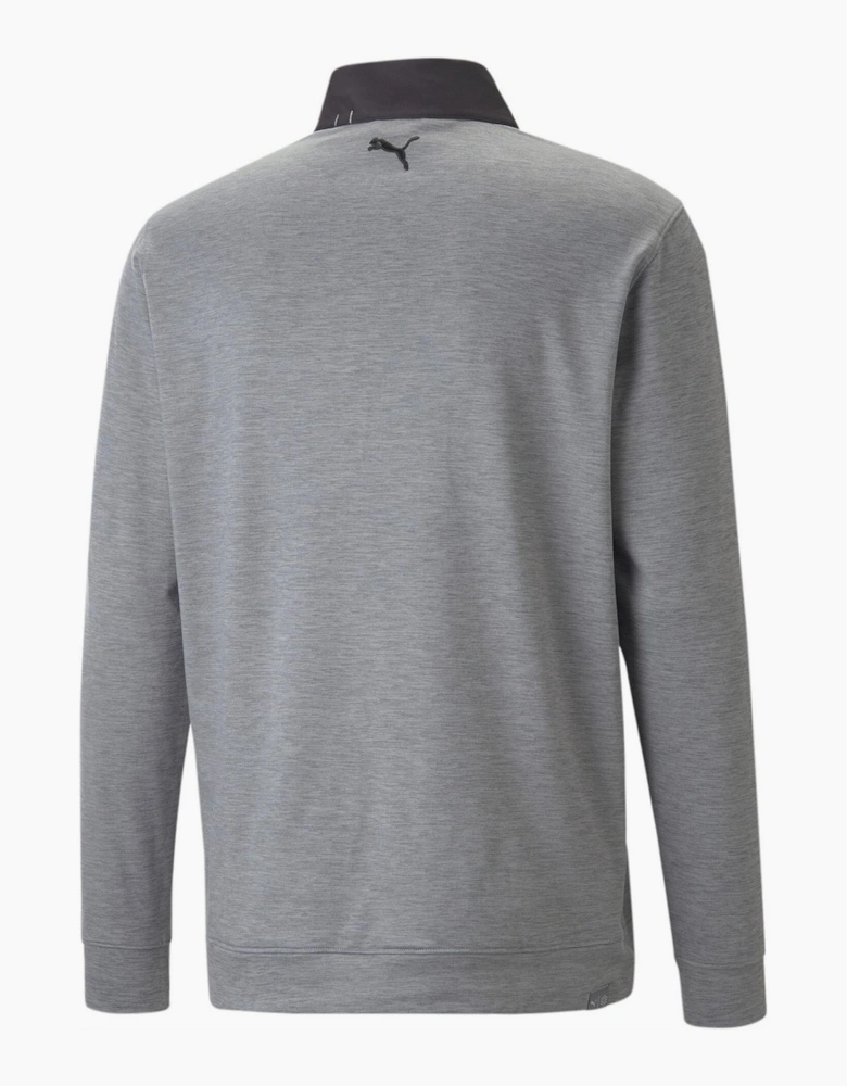 Mens Cloudspun Colorblock Quarter Zip Jumper