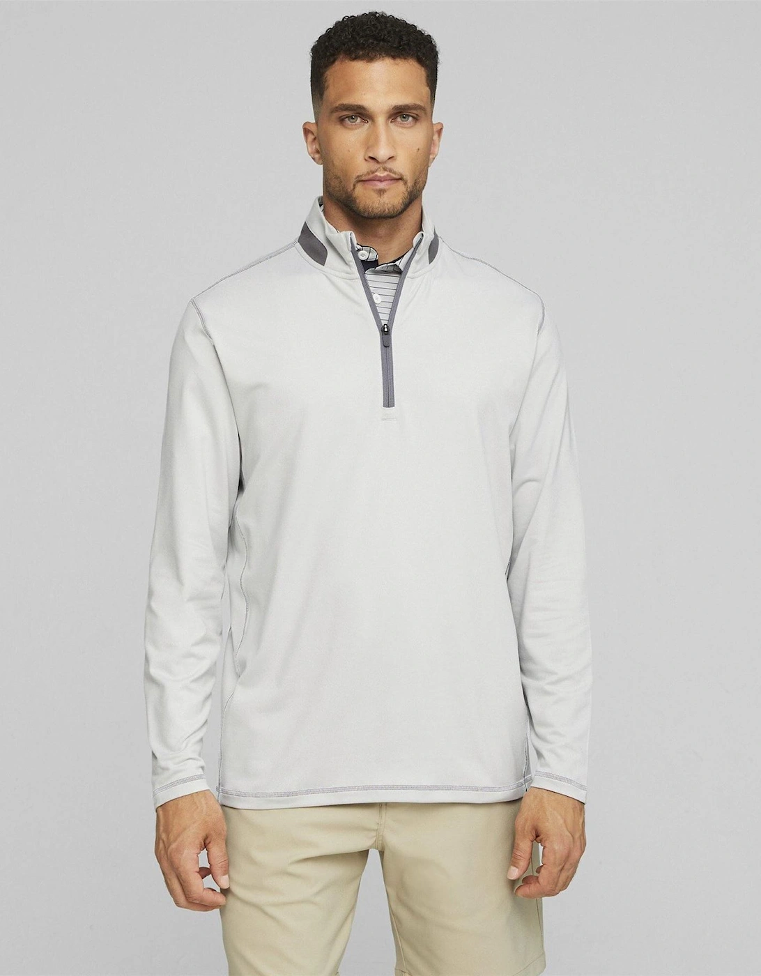 Mens Lightweight Quarter Zip Jumper