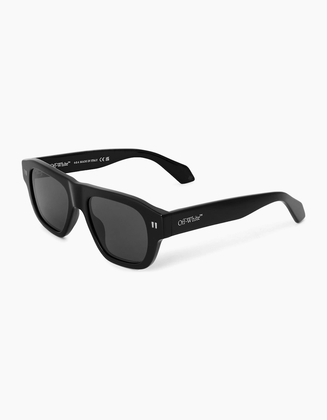 Off-White Men's Black Dark Grey Providence Sun Sunglasses - Size One Size