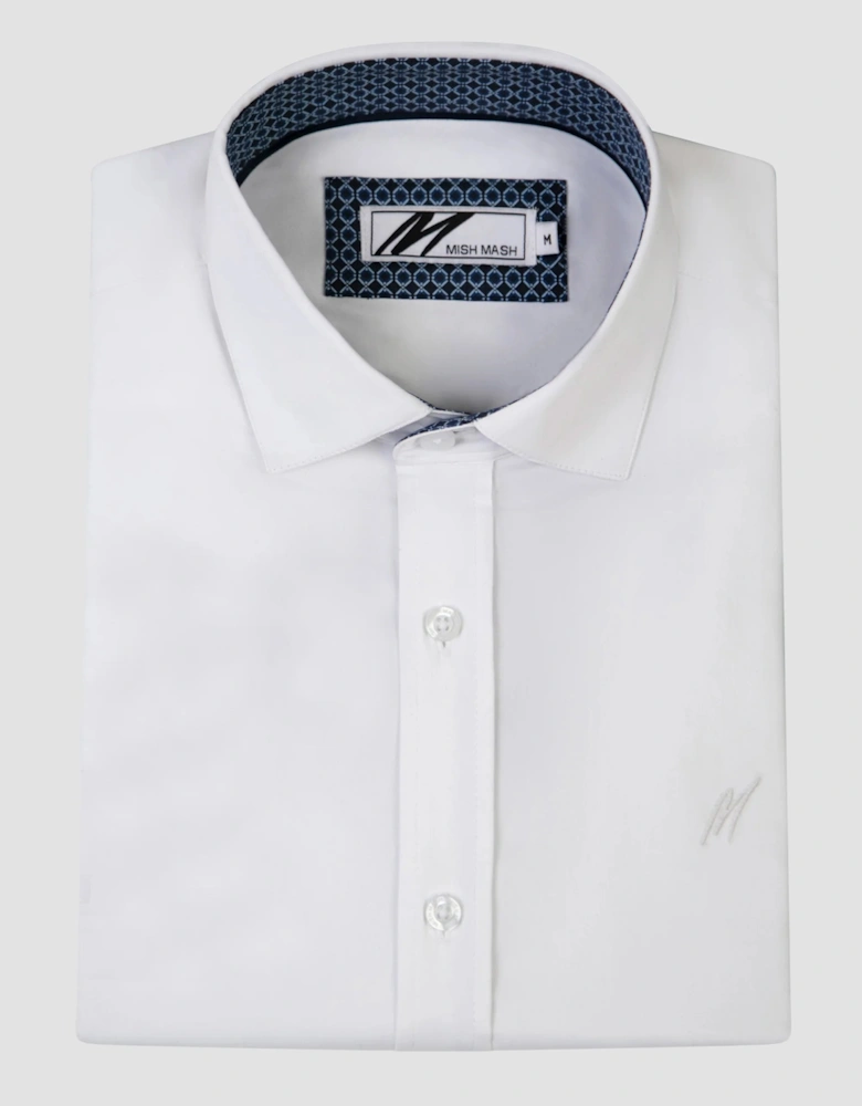 Mish Mash Rosewood Short Sleeve Shirt - White