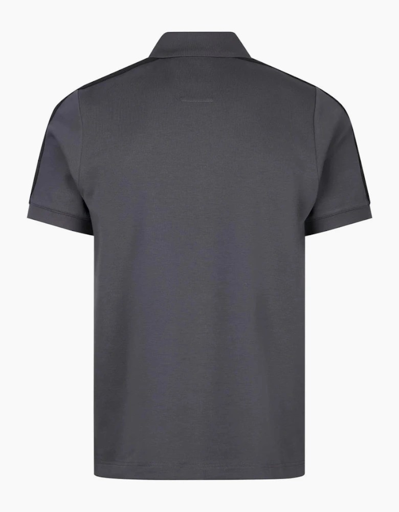 Luke1977 Caltech 1000 Zip Polo Shirt - Charcoal