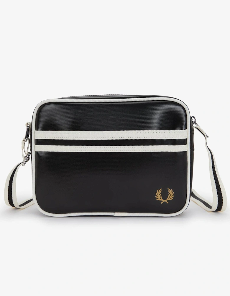 Fred Perry Classic Mini Shoulder Bag - Black/Ecru D57