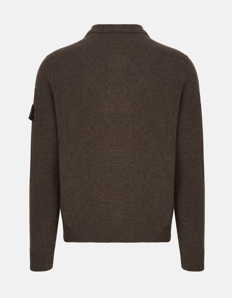 Knitted 5100018 Polo Shirt Brown