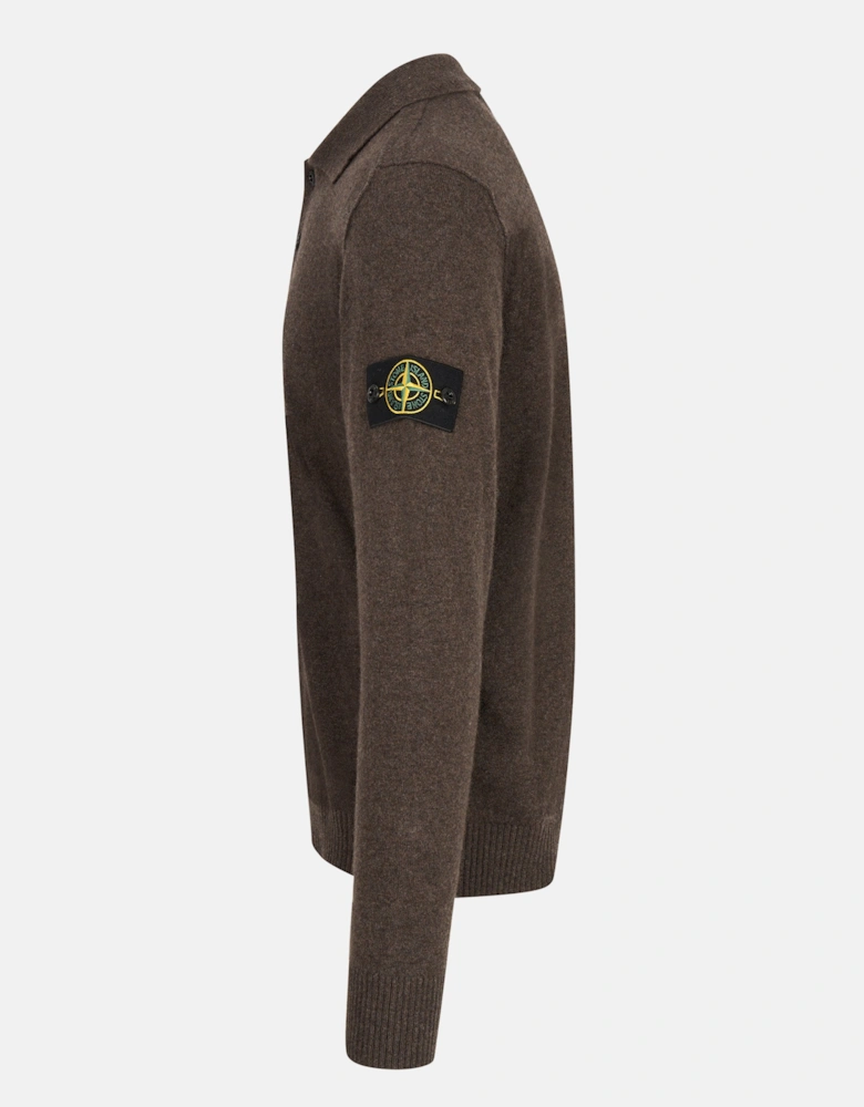 Knitted 5100018 Polo Shirt Brown