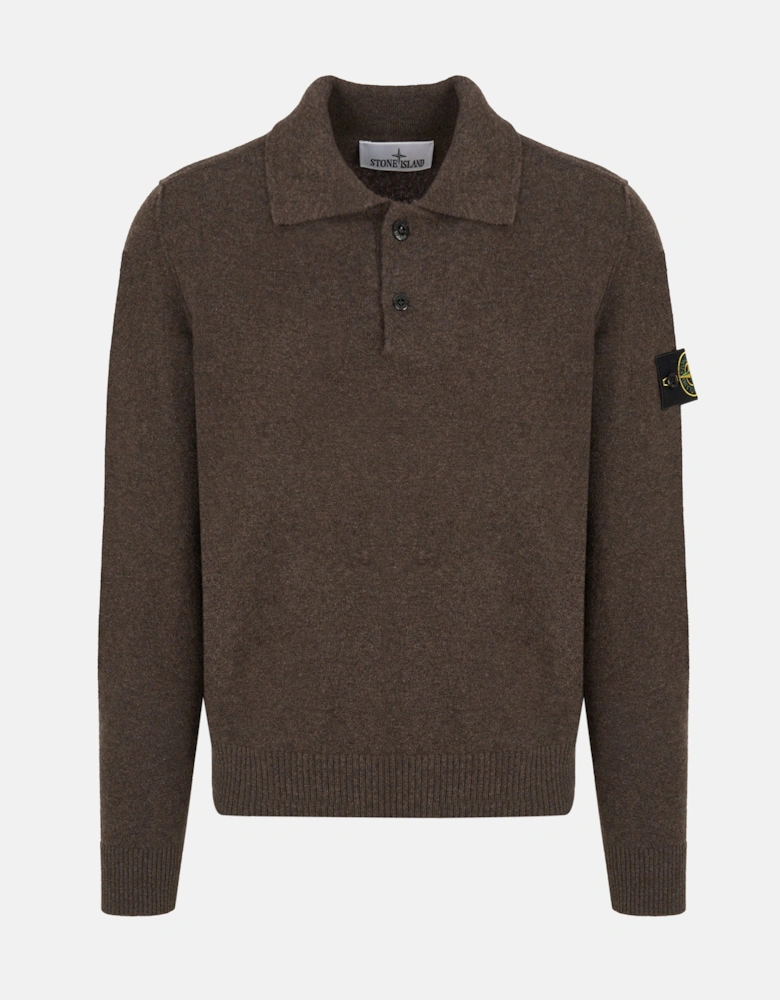 Knitted 5100018 Polo Shirt Brown