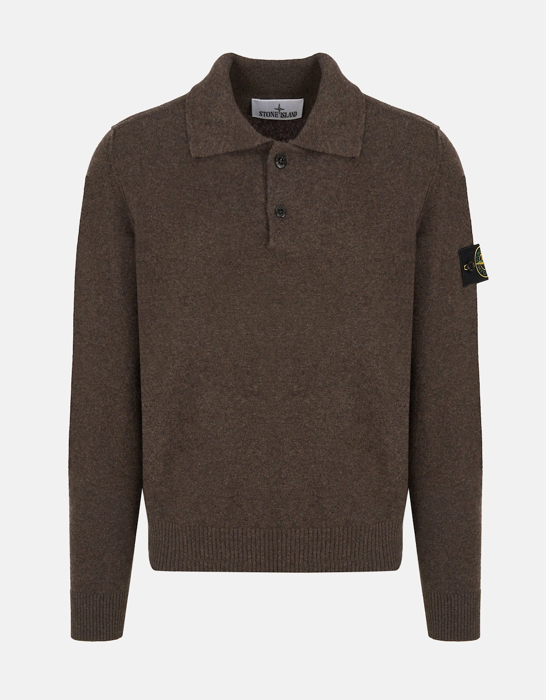 Knitted 5100018 Polo Shirt Brown, 7 of 6