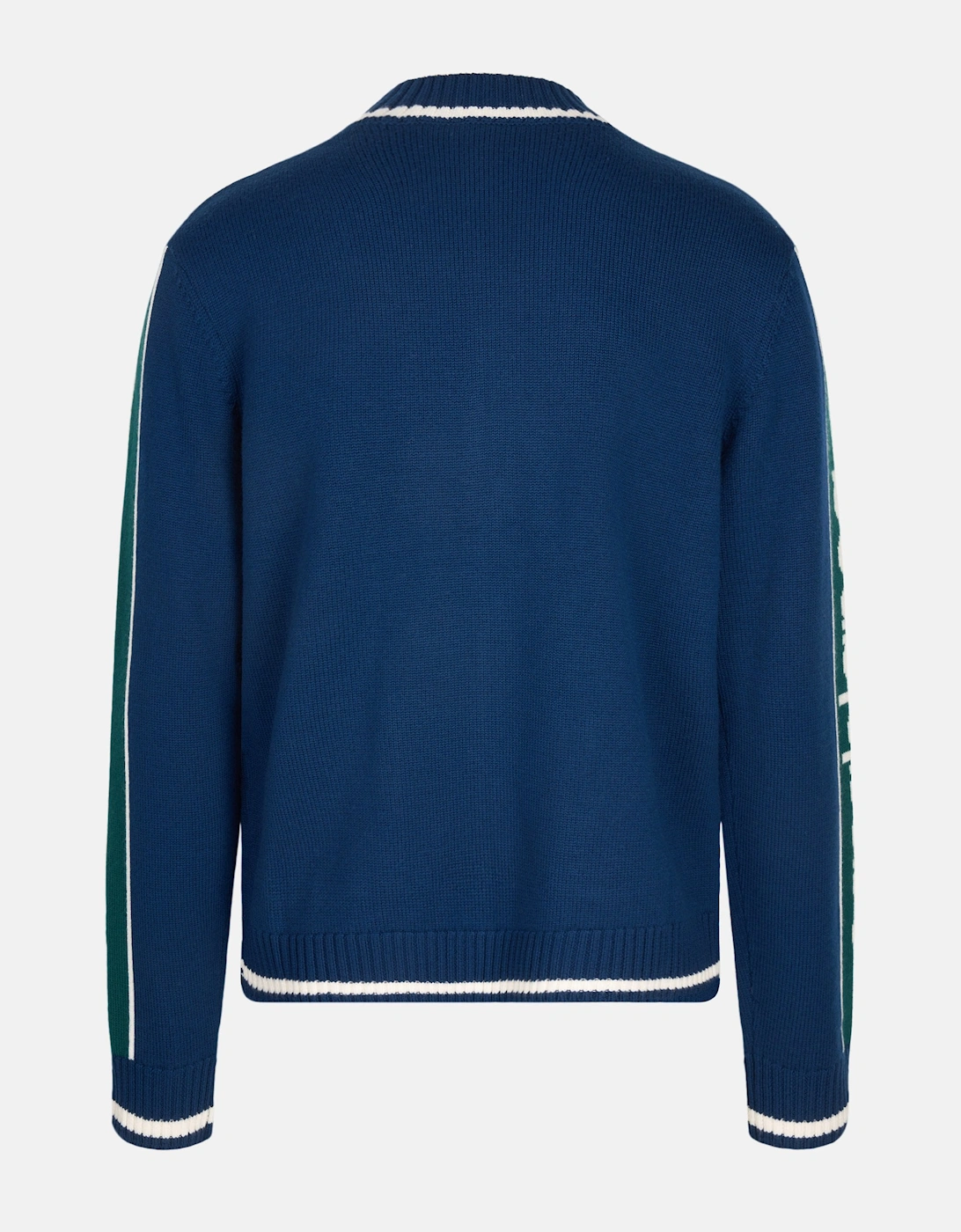Pyramid Jacquard Jacket Blue