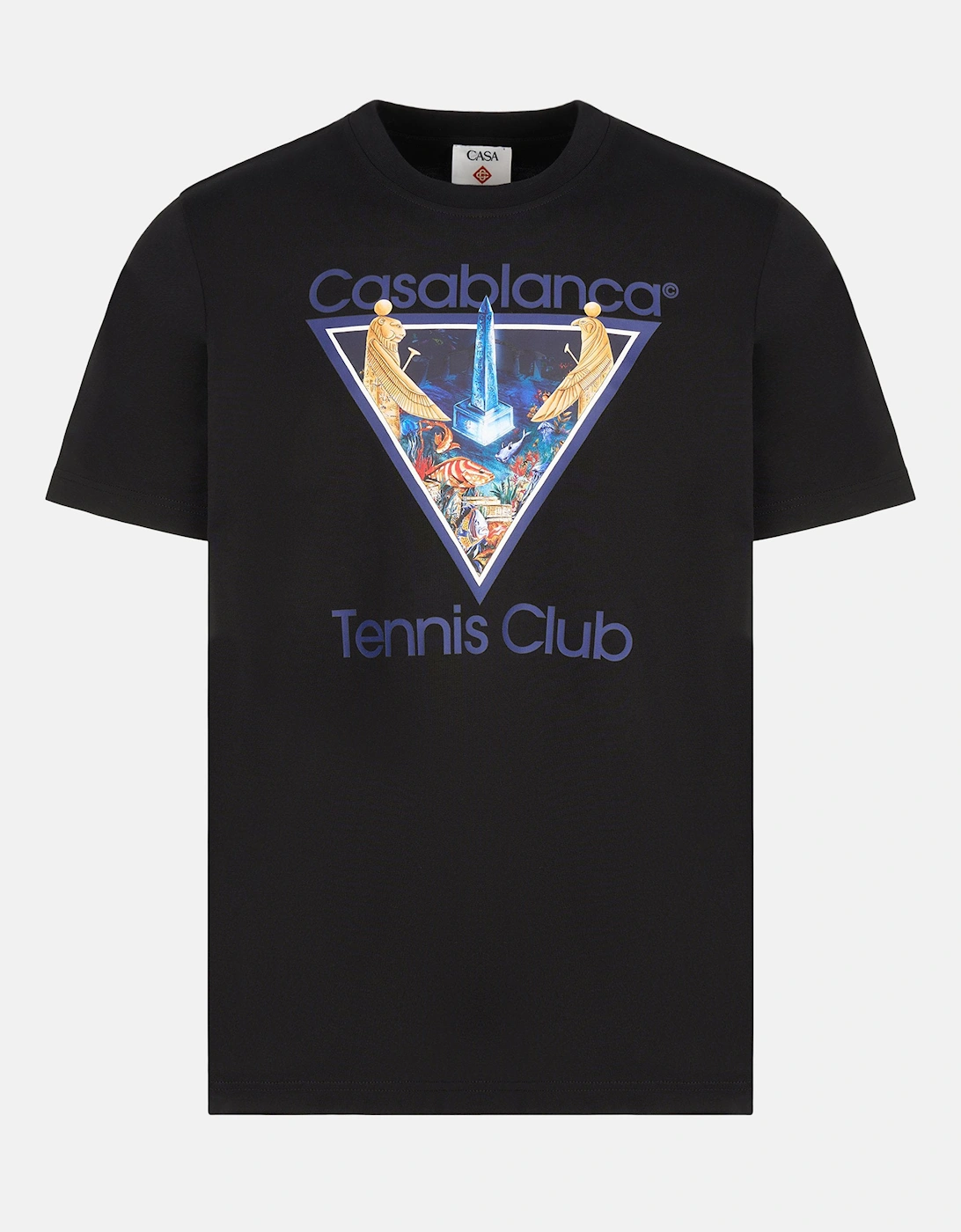 Monde Perdu Tennis Club Icon Classic T-Shirt Black, 5 of 4