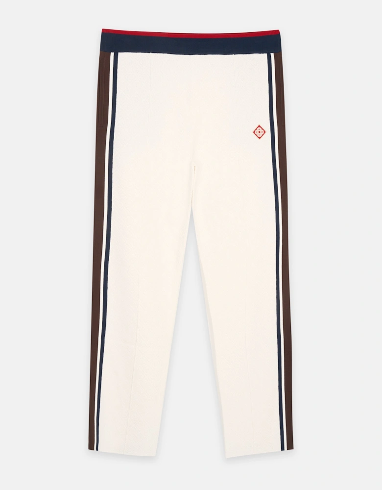 Cafe Stripe Trousers White