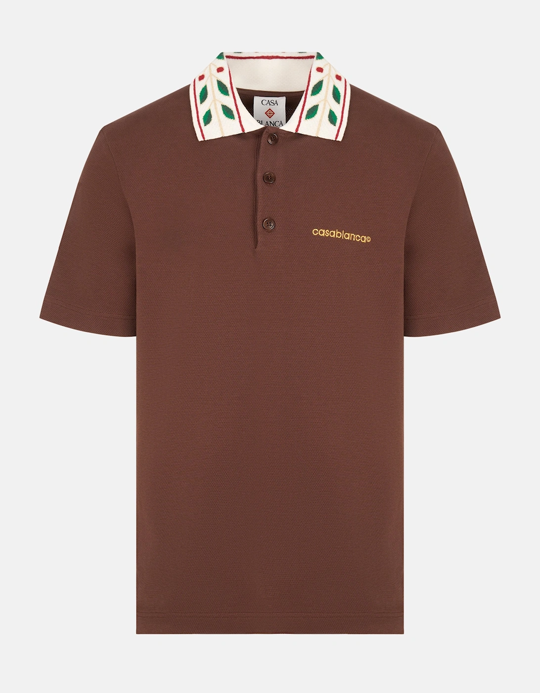 Laurel Piquet Polo Brown, 5 of 4